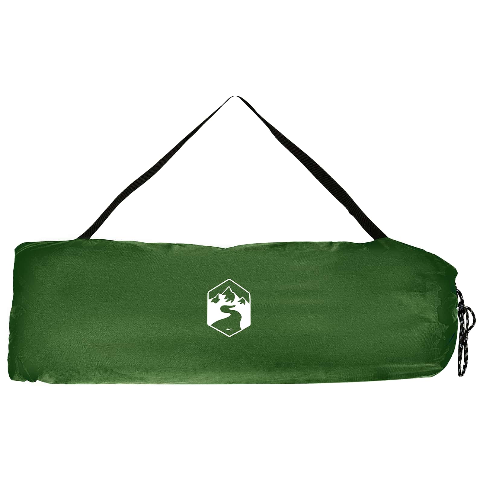 Set Kamp Šatora s krovom 2 pcs Zelena Tafta i Tkanina