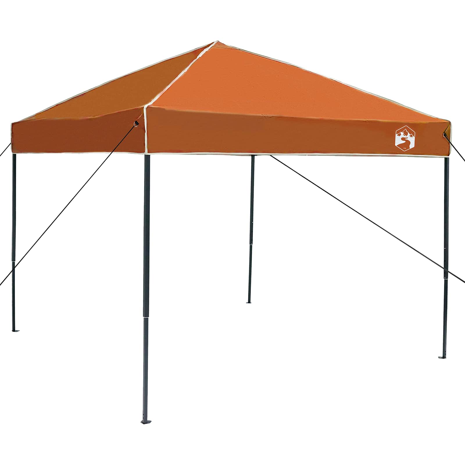 Set Kamp Šatora s krovom 2 pcs Narančasta Tafta i Tkanina