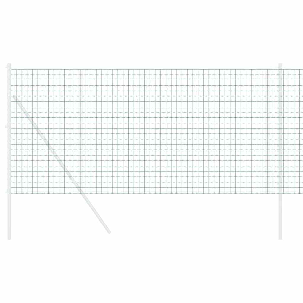 Euro ograda Zelena 1 x 10 m Željezo prekriveno PVC-om