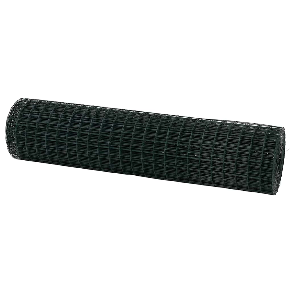 Euro ograda Zelena 1,4 x 10 m Željezo prekriveno PVC-om
