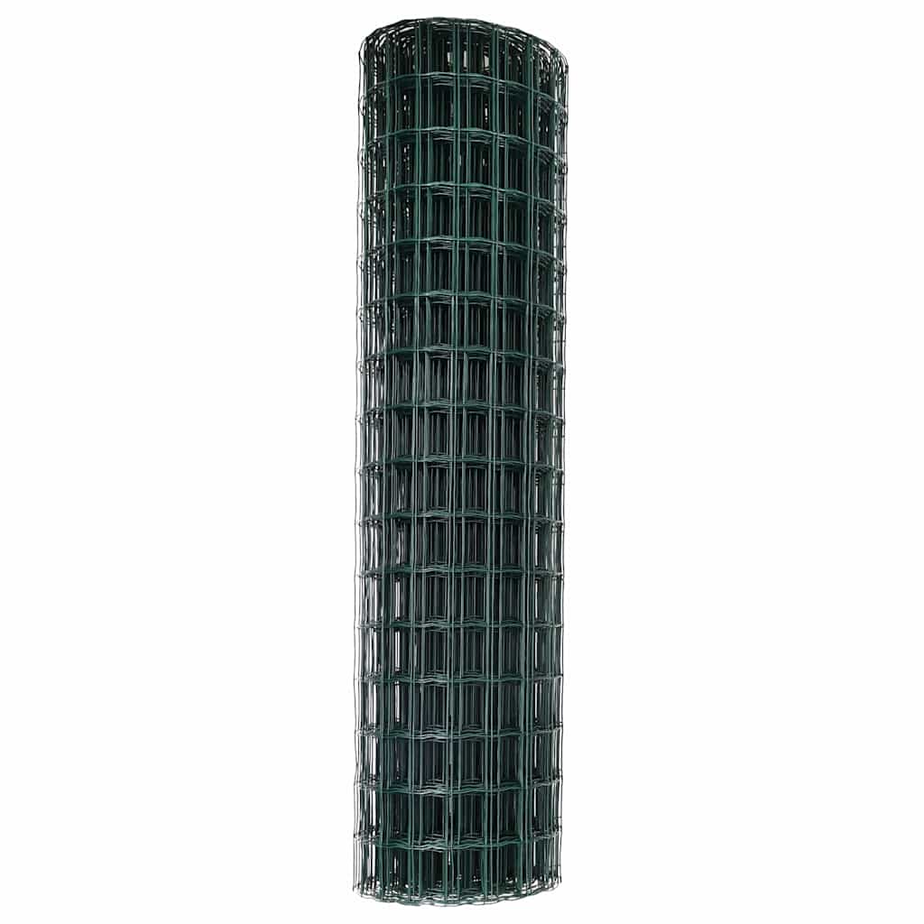 Euro ograda Zelena 1,2 x 10 m Željezo prekriveno PVC-om
