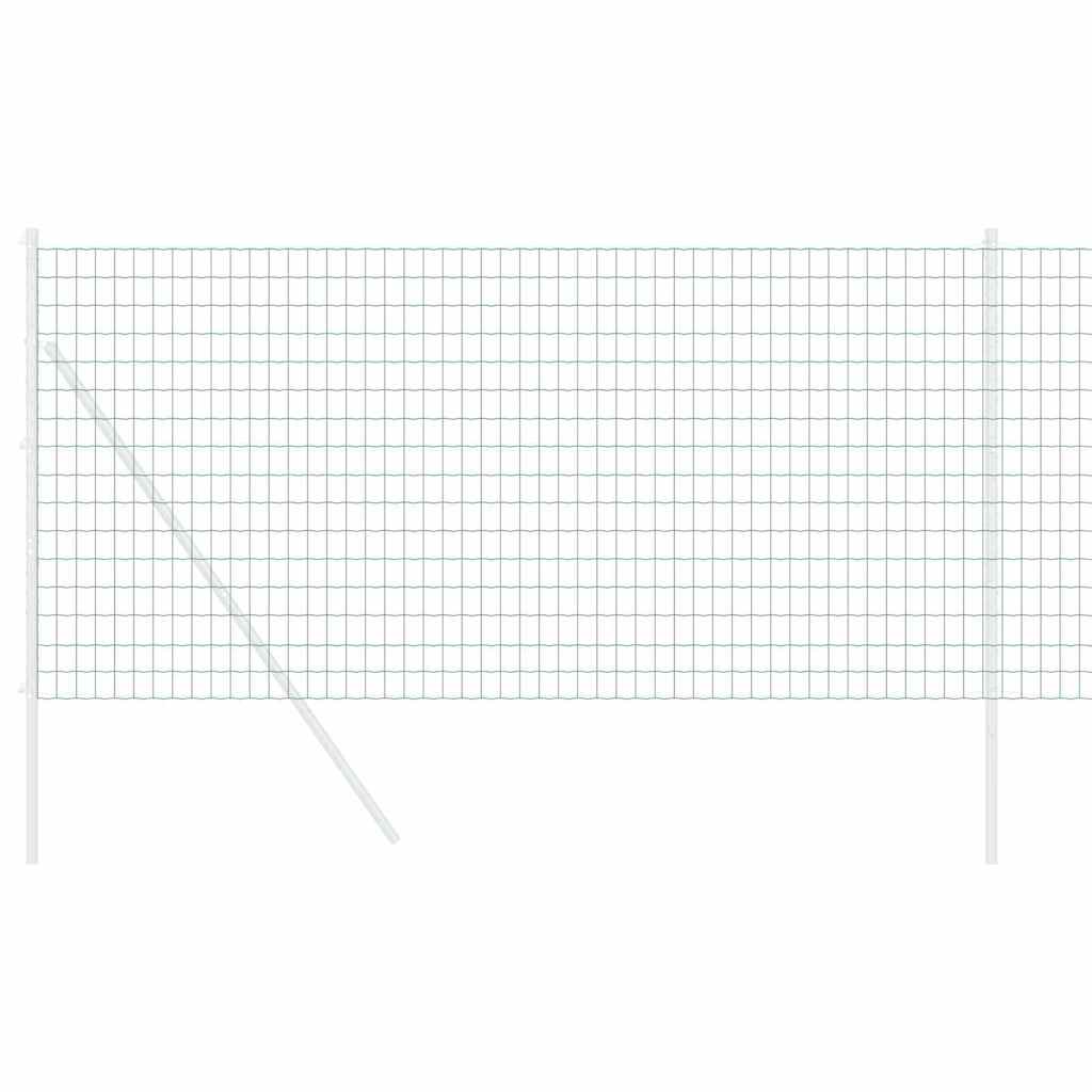 Euro ograda Zelena 1,2 x 10 m Željezo prekriveno PVC-om