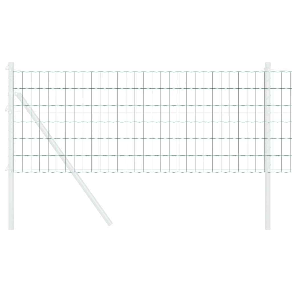 Euro ograda Zelena 0,6 x 10 m Željezo prekriveno PVC-om