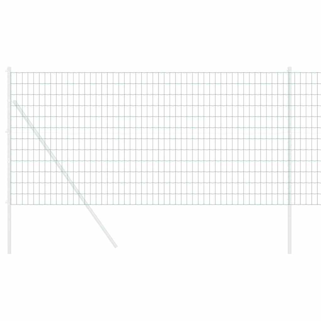 Euro ograda Zelena 1 x 10 m Željezo prekriveno PVC-om