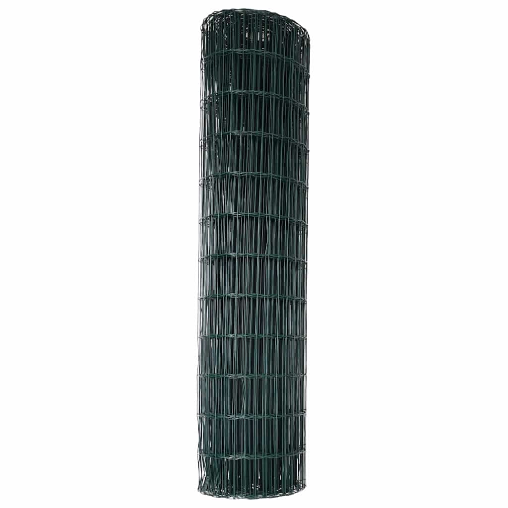 Euro ograda Zelena 1,4 x 10 m Željezo prekriveno PVC-om