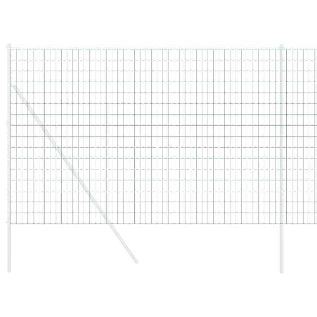 Euro ograda Zelena 1,6 x 10 m Željezo prekriveno PVC-om