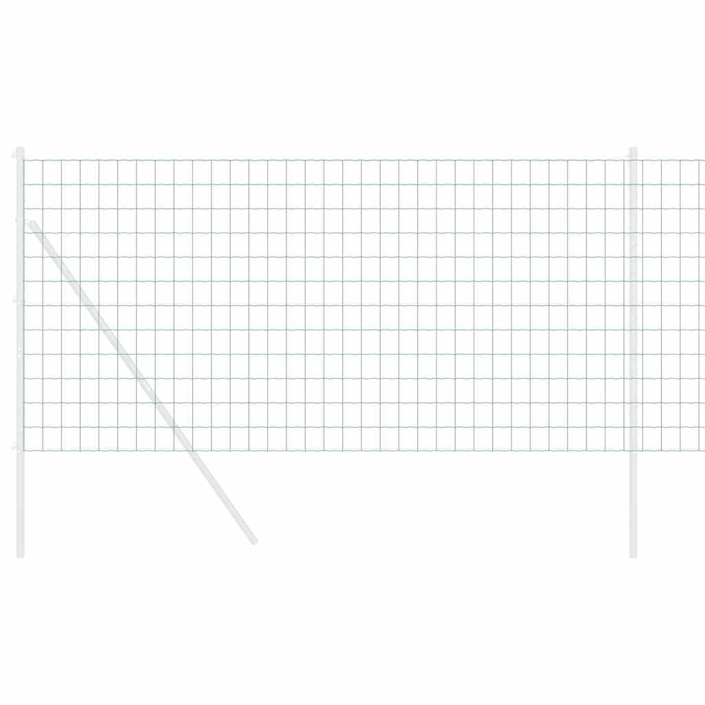 Euro ograda Zelena 1,2 x 10 m Željezo prekriveno PVC-om