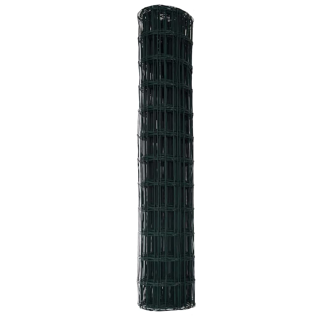 Euro ograda Zelena 1,4 x 10 m Željezo prekriveno PVC-om