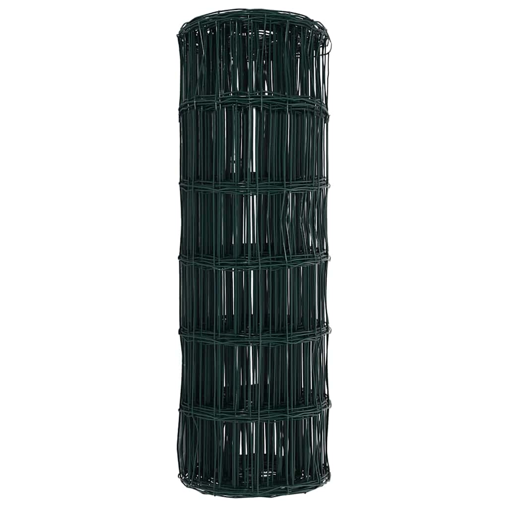 Euro ograda Zelena 0,4 x 10 m Željezo prekriveno PVC-om