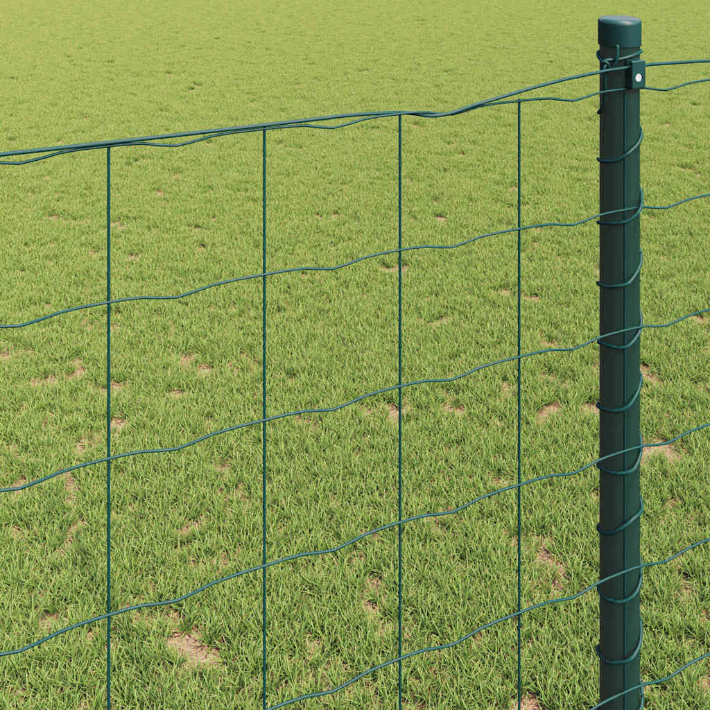 Euro ograda Zelena 0,6 x 10 m Željezo prekriveno PVC-om