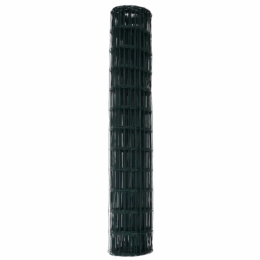 Euro ograda Zelena 1,4 x 10 m Željezo prekriveno PVC-om