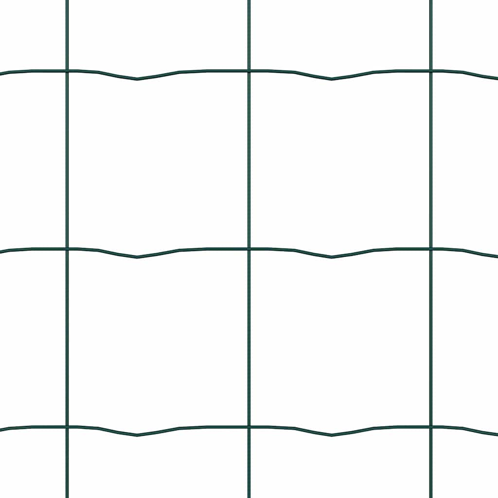 Euro ograda Zelena 1.6 x 10m Željezo prekriveno PVC-om