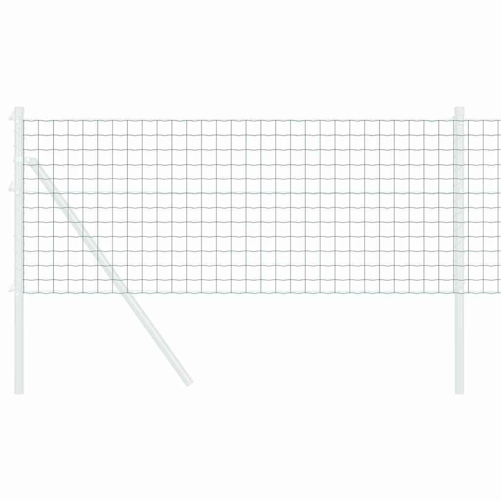 Euro ograda Zelena 0.8 x 25 m Željezo prekriveno PVC-om