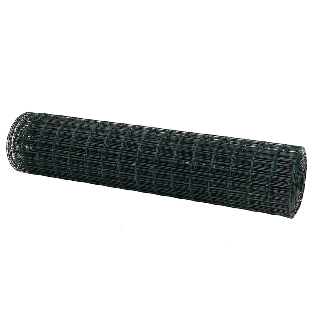 Euro ograda Zelena 1 x 25 m Željezo prekriveno PVC-om