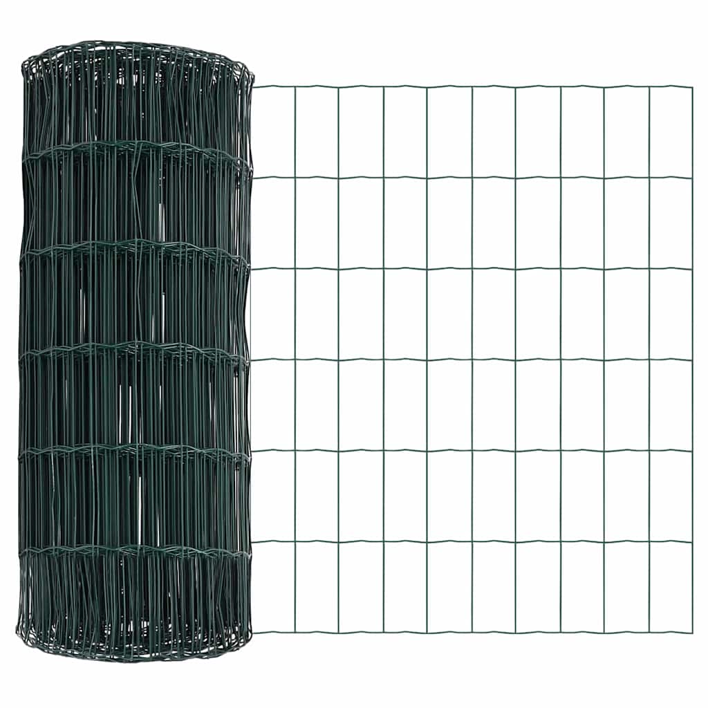 Euro ograda Zelena 0,4 x 50 m Željezo prekriveno PVC-om
