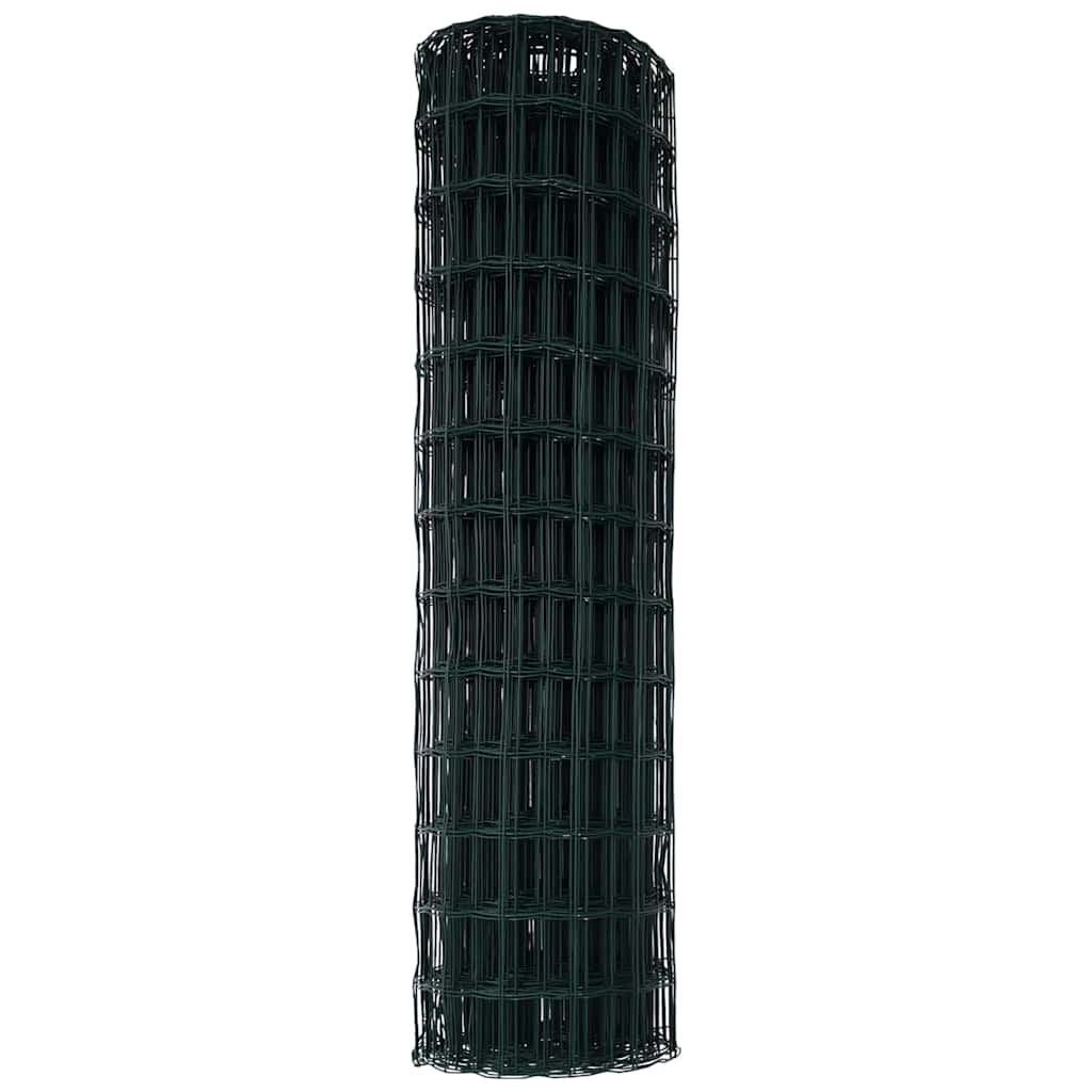 Euro ograda Zelena 1,4 x 10 m Željezo prekriveno PVC-om