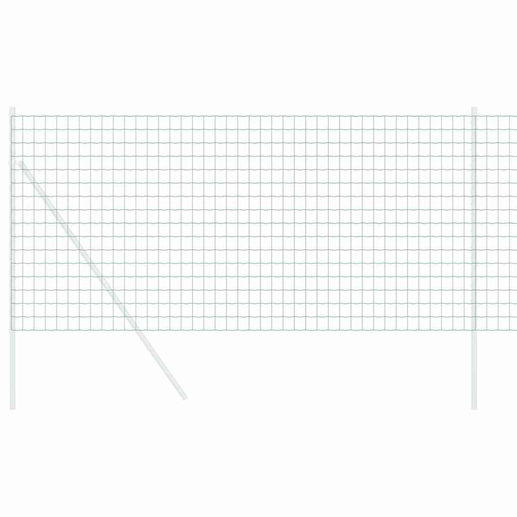 Euro ograda Zelena 0,4 x 25 m Željezo prekriveno PVC-om