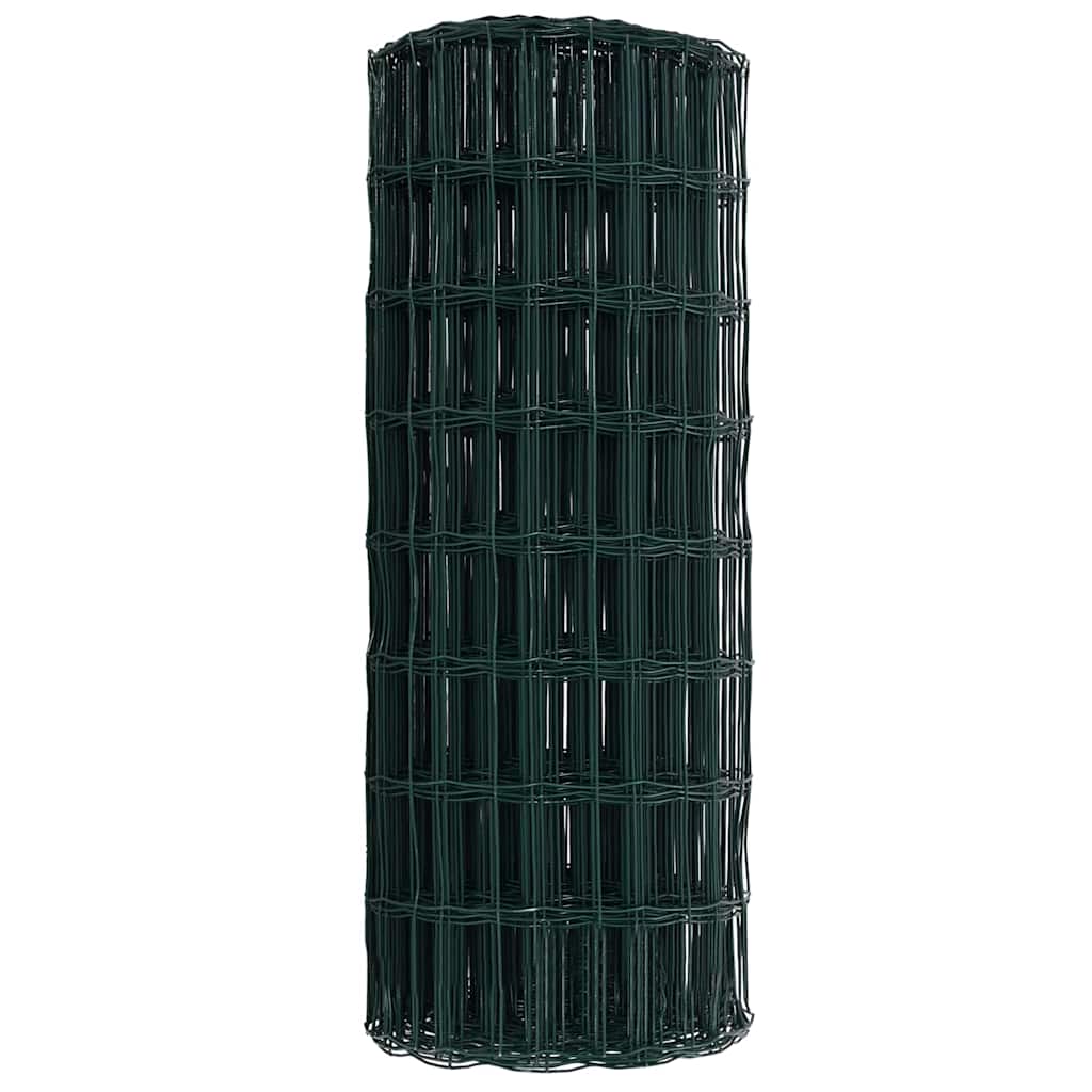 Euro ograda Zelena 0,6 x 25 m Željezo prekriveno PVC-om