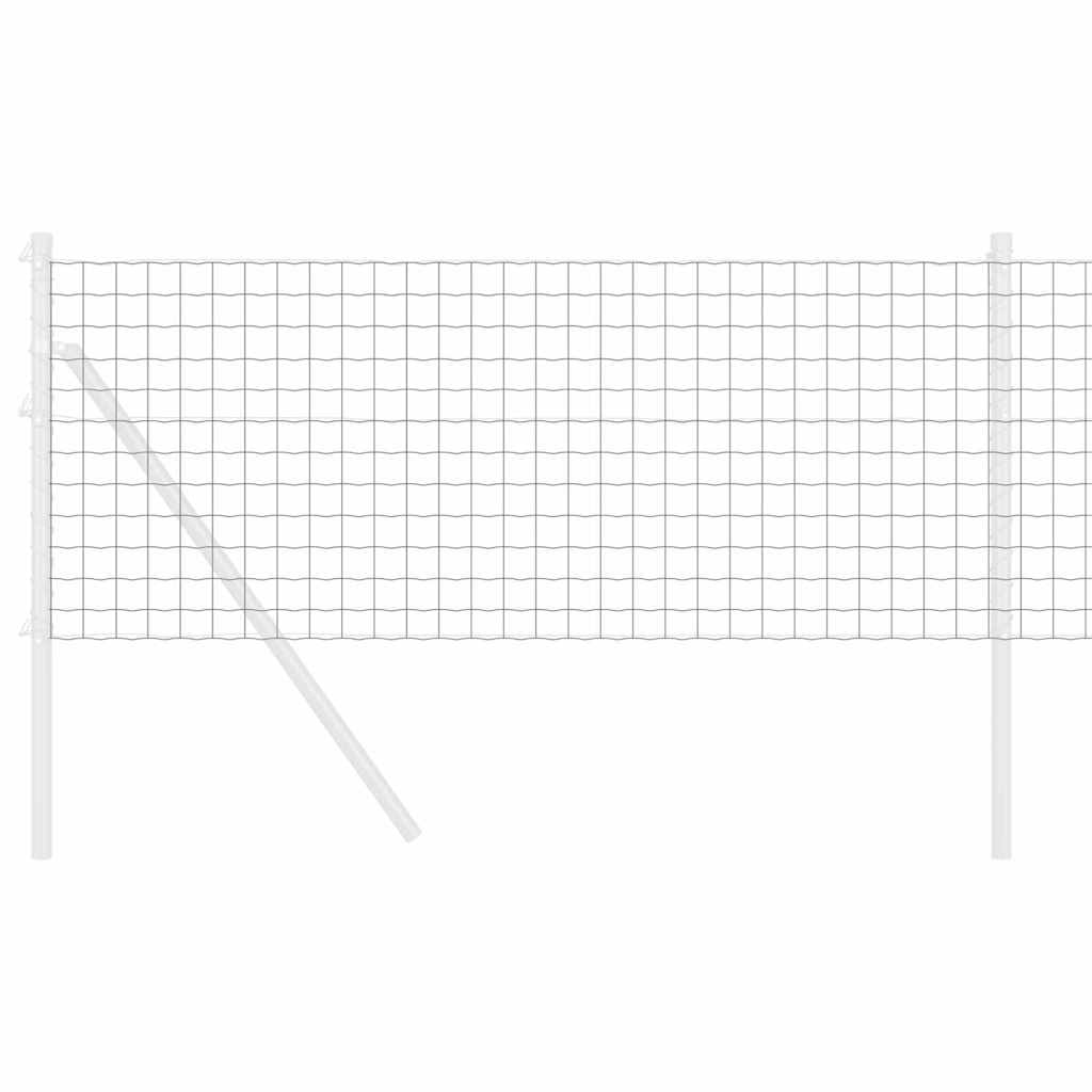 Euro ograda Siva 0,4 x 10 m Željezo prekriveno PVC-om
