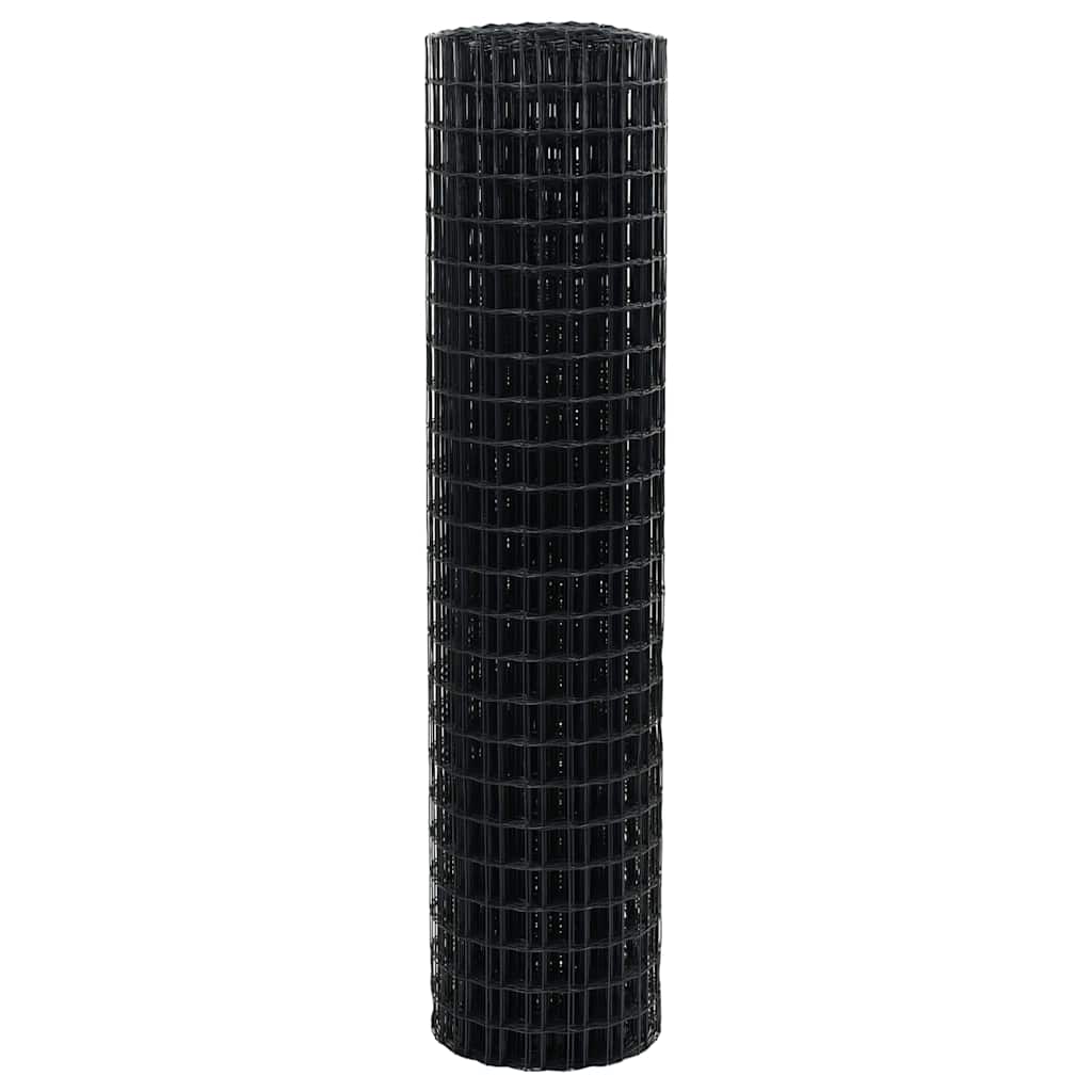 Euro ograda Siva 1,4 x 10 m Željezo prekriveno PVC-om