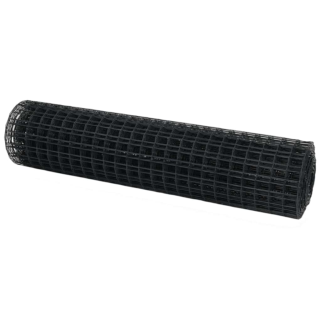 Euro ograda Siva 1,4 x 10 m Željezo prekriveno PVC-om