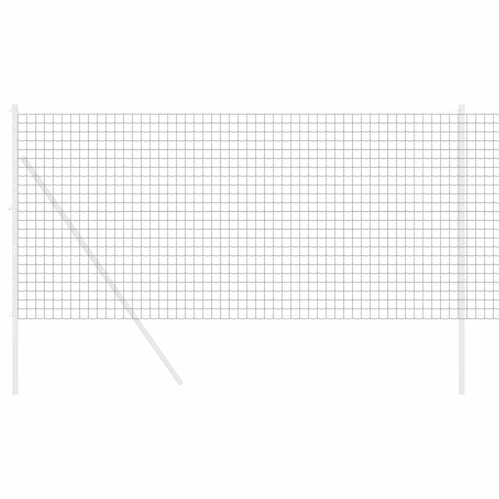 Euro ograda Siva 1 x 25 m Željezo prekriveno PVC-om
