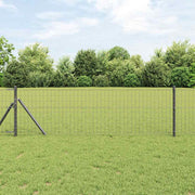 Euro ograda Siva 0.6 x 25 m Željezo prekriveno PVC-om
