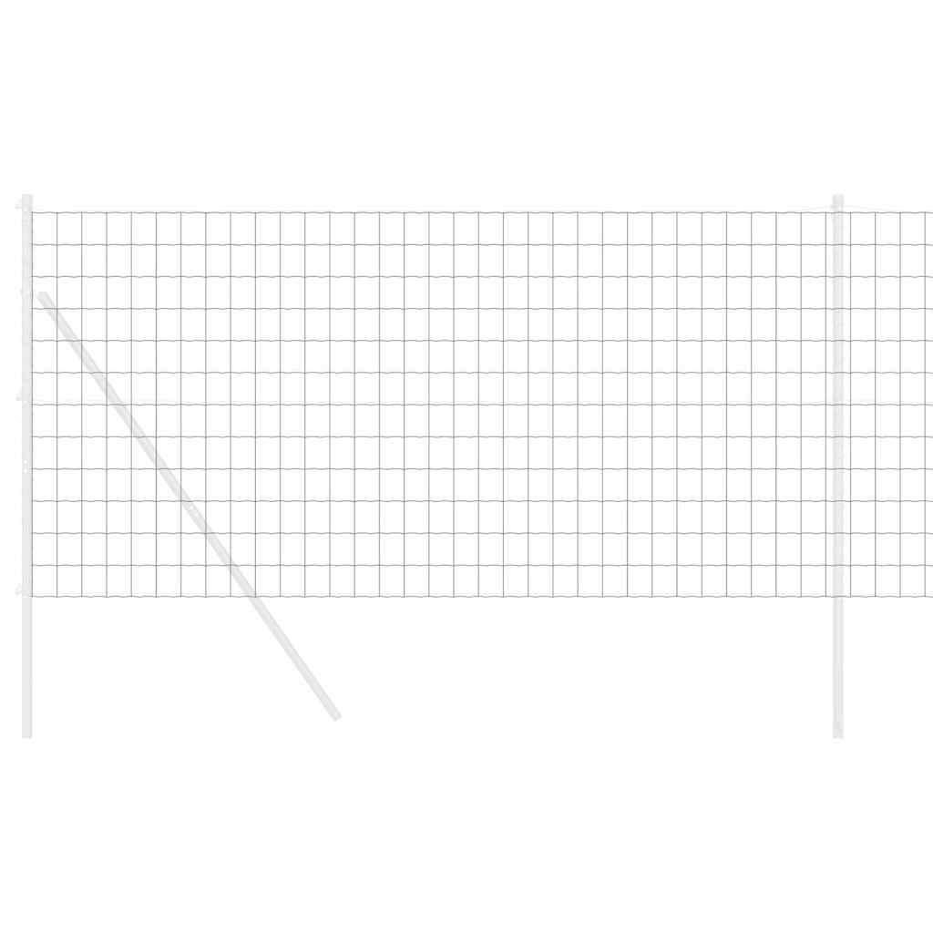 Euro ograda Siva 1,2 x 25 m Željezo prekriveno PVC-om