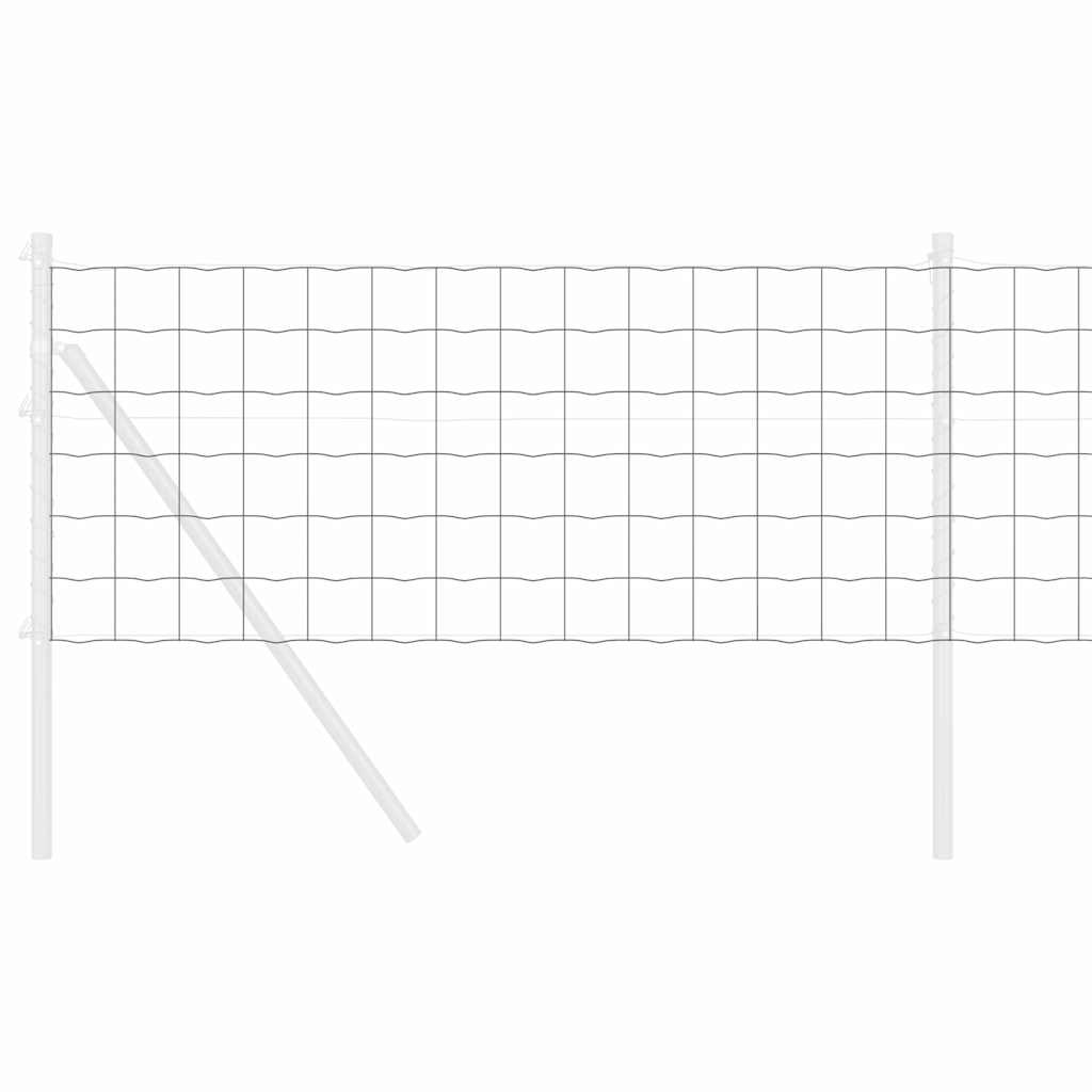 Euro ograda Siva 0,6 x 25 m Željezo prekriveno PVC-om