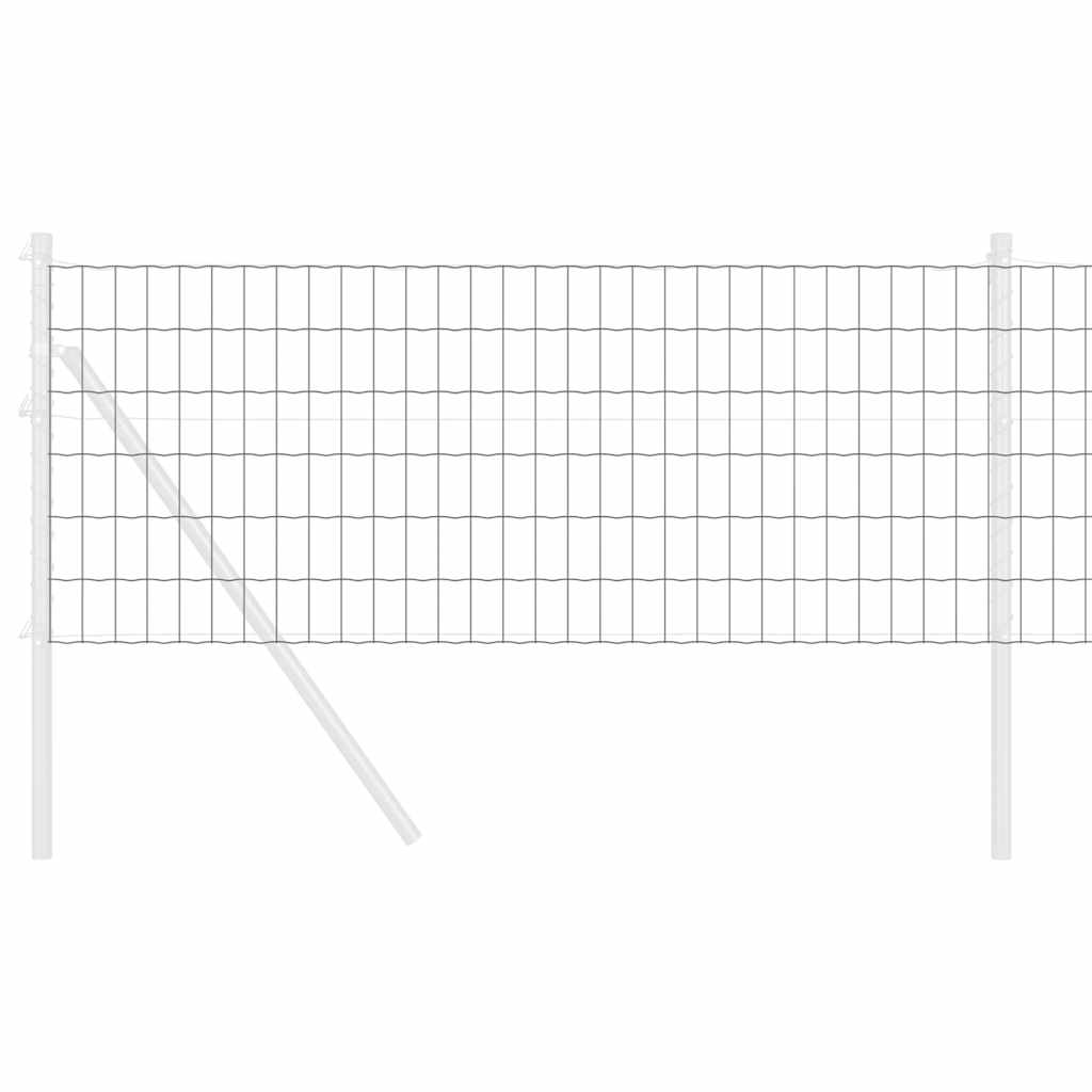 Euro ograda Siva 0,6 x 50 m Željezo prekriveno PVC-om