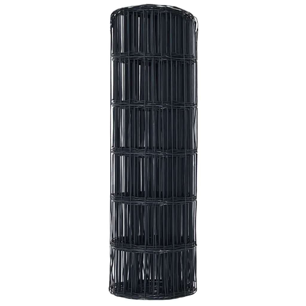 Euro ograda Siva 0,4 x 50 m Željezo prekriveno PVC-om
