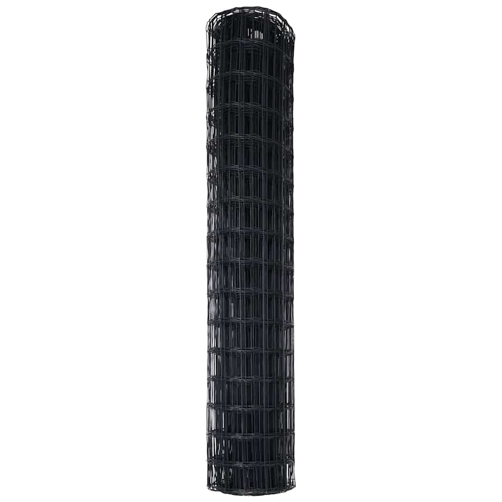 Euro ograda Siva 1,4 x 10 m Željezo prekriveno PVC-om