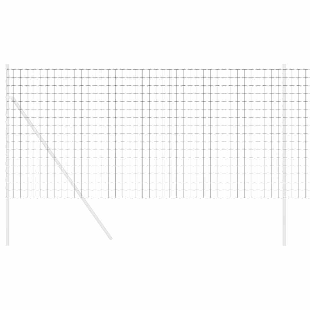 Euro ograda Siva 1,4 x 10 m Željezo prekriveno PVC-om