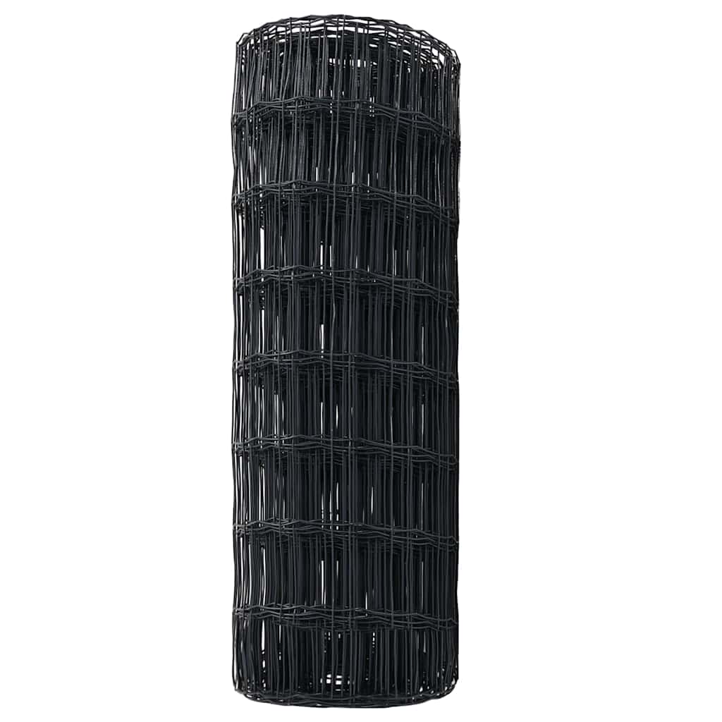 Euro ograda Siva 0,6 x 50 m Željezo prekriveno PVC-om