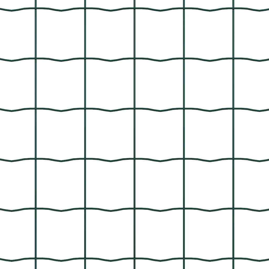 Ograda s postovima Zelena
