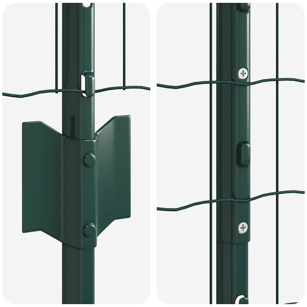 Zavarena žičana ograda 10 x 1,5 m (Š x V) Čelik premazan PVC-om