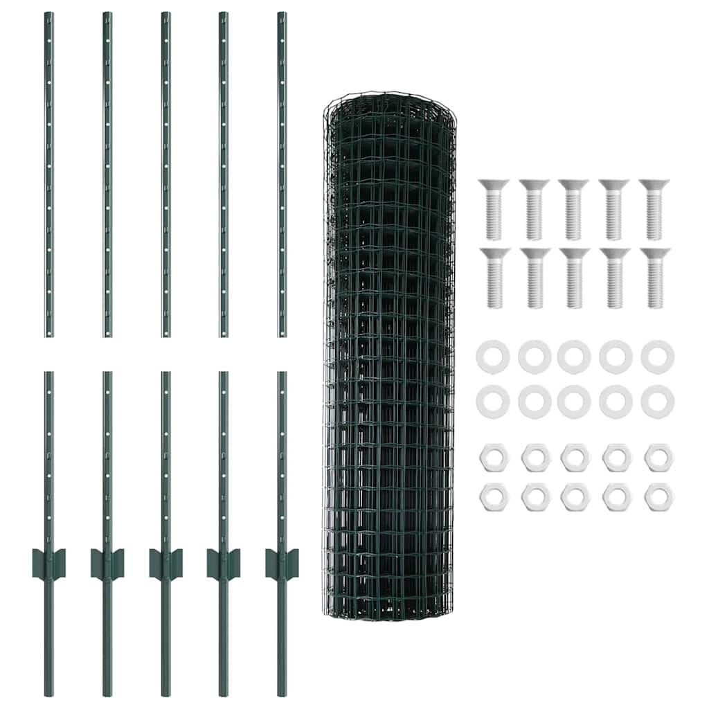 Zavarena žičana ograda 10 x 1 m (Š x V) Čelik premazan PVC-om