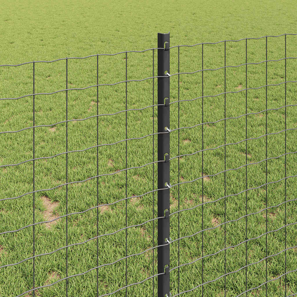 Ograda s postovima Siva