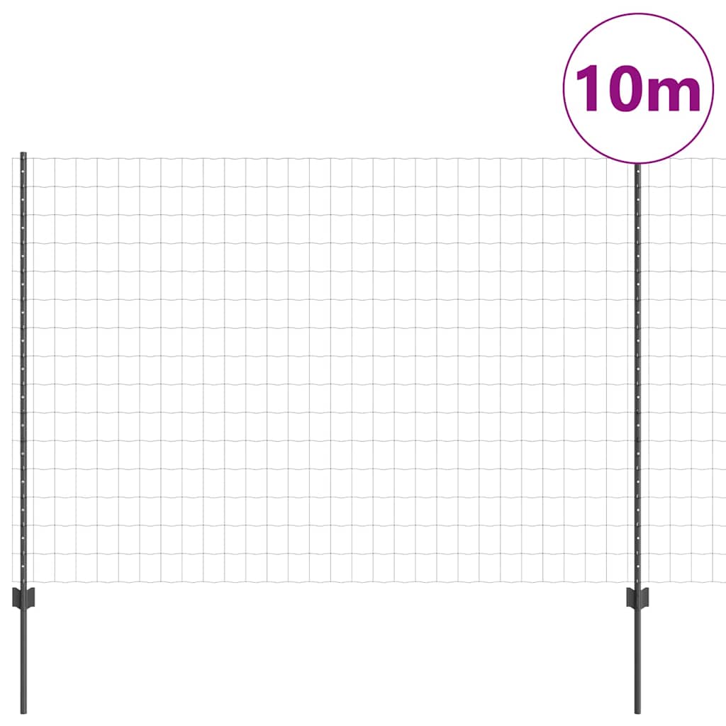 Zavarena žičana ograda 10 x 1,5 m (Š x V) Čelik premazan PVC-om