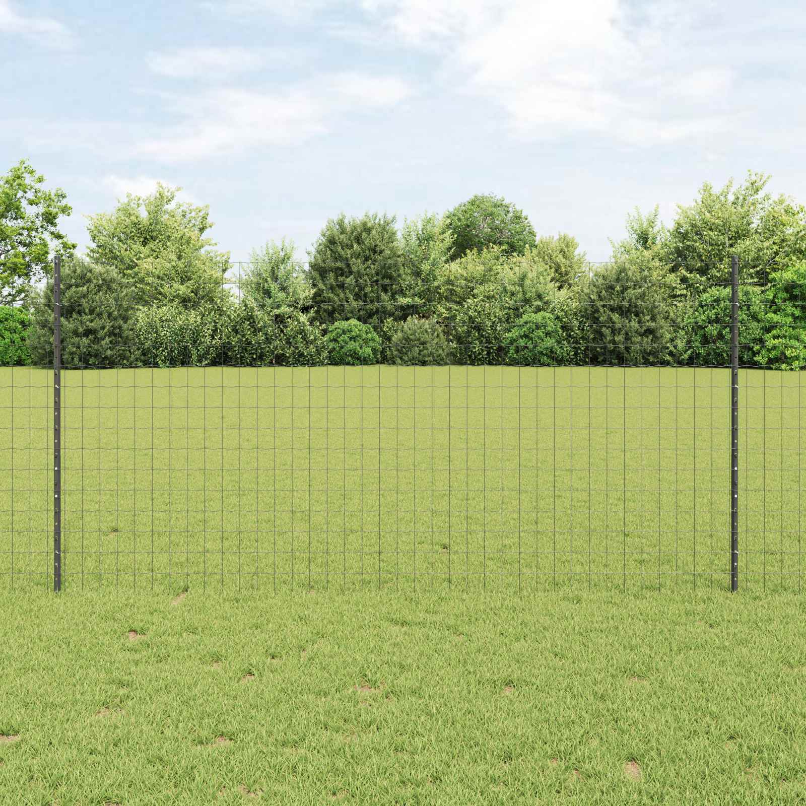 Zavarena žičana ograda 25 x 1,2 m (Š x V) Čelik premazan PVC-om