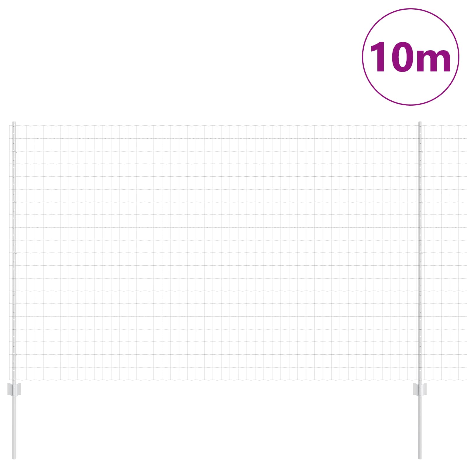 Ograda s postovima Srebrno