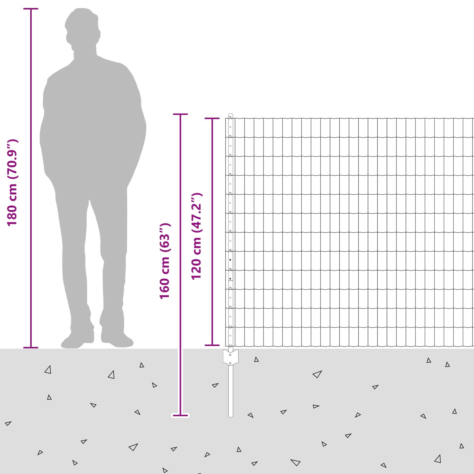 Zavarena žičana ograda 25 x 1,2 m (Š x V) Vruće pocinčani čelik