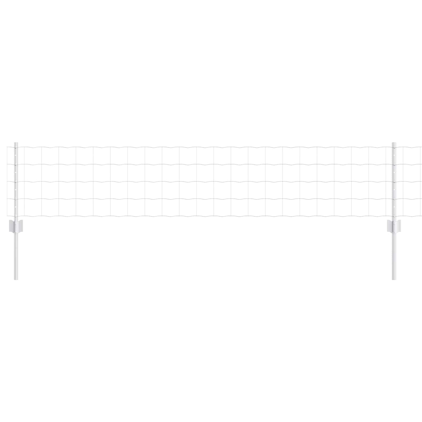 Zavarena žičana ograda 50 x 0,4 m (Š x V) Vruće pocinčani čelik