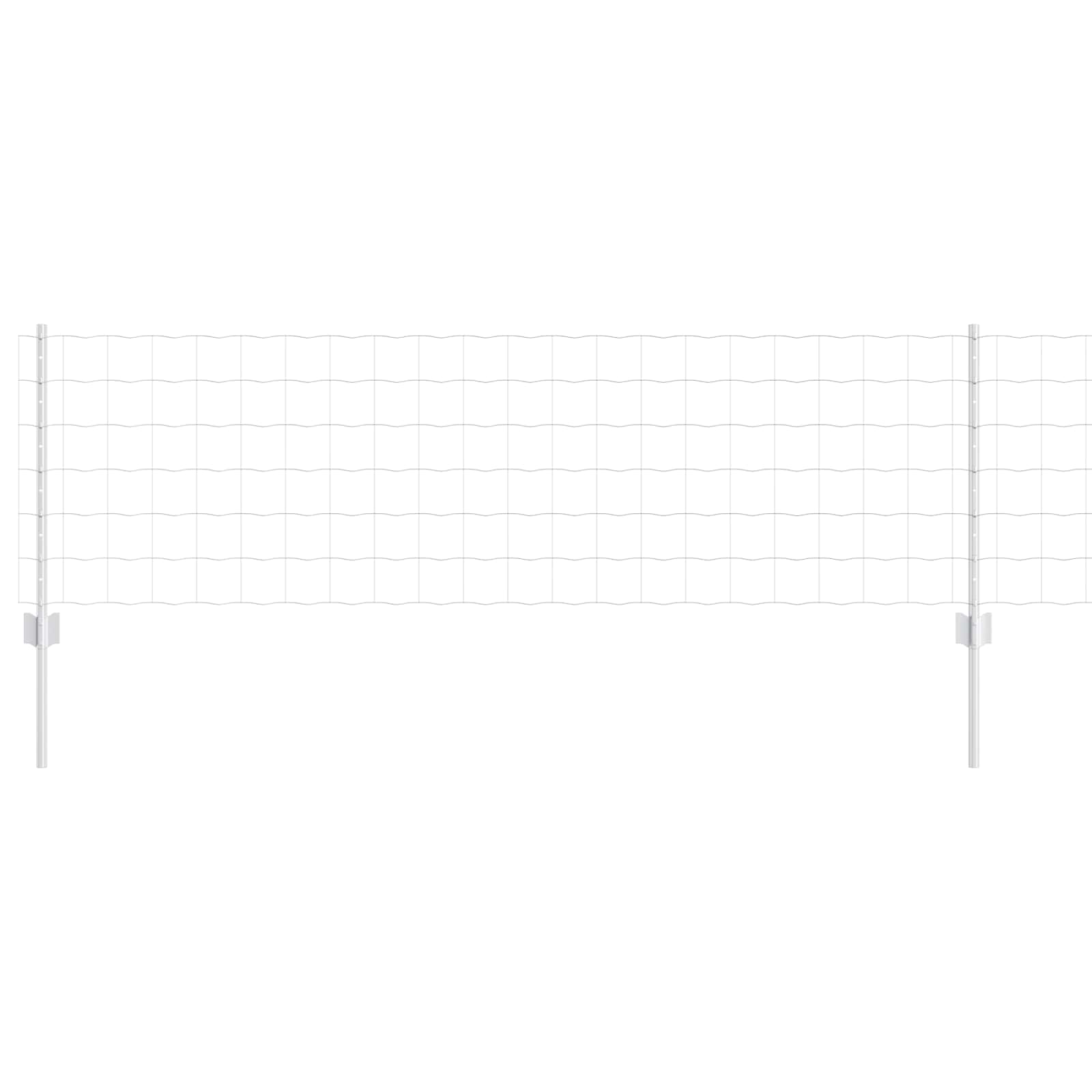 Zavarena žičana ograda 50 x 0,6 m (Š x V) Vruće pocinčani čelik