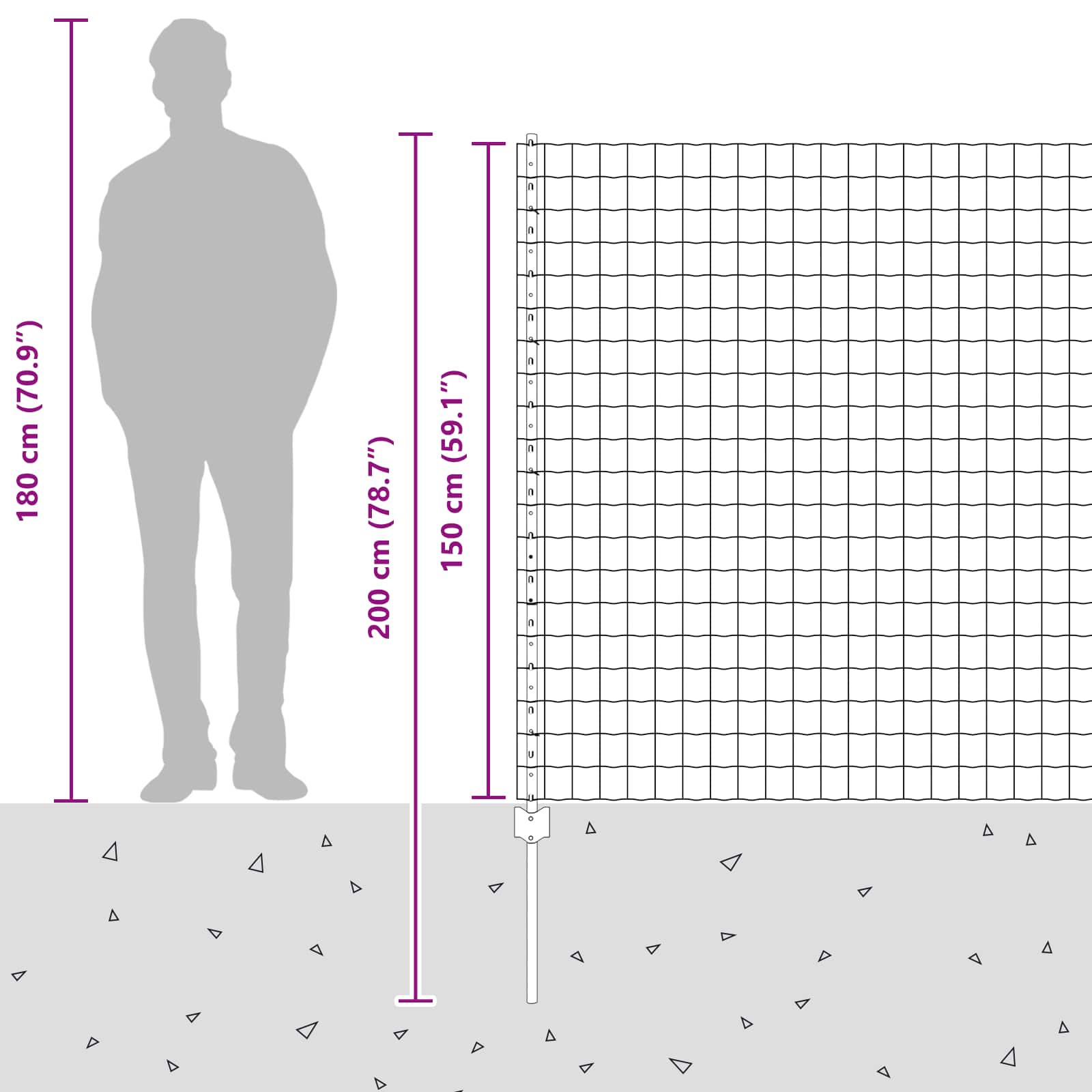 Zavarena žičana ograda 10 x 1,5 m (Š x V) Vruće pocinčani čelik