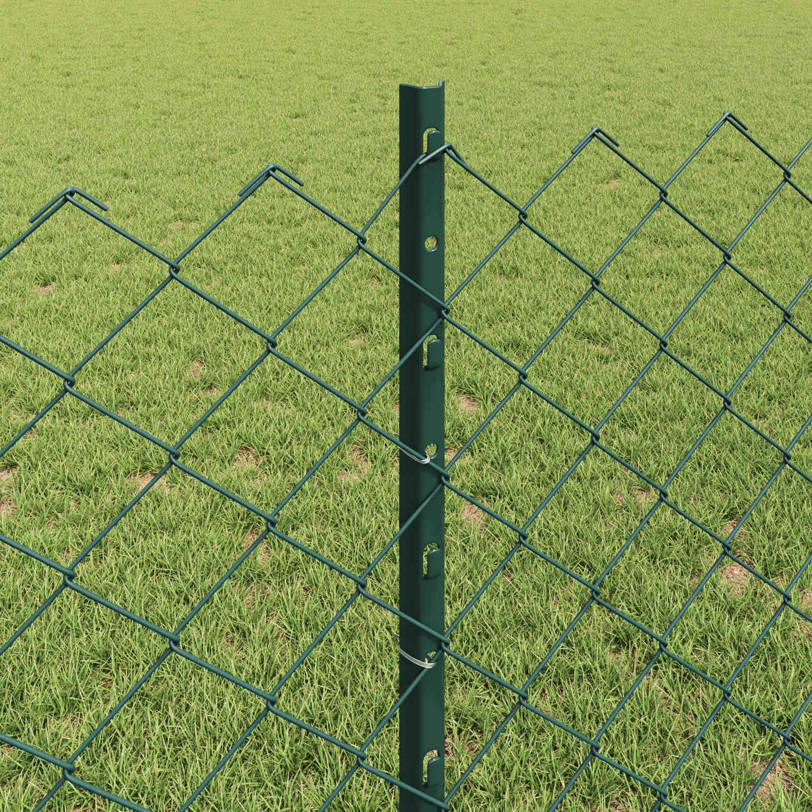 Ograda od lančanih veza s postom 10 x 0,8 m Zelena Mreža