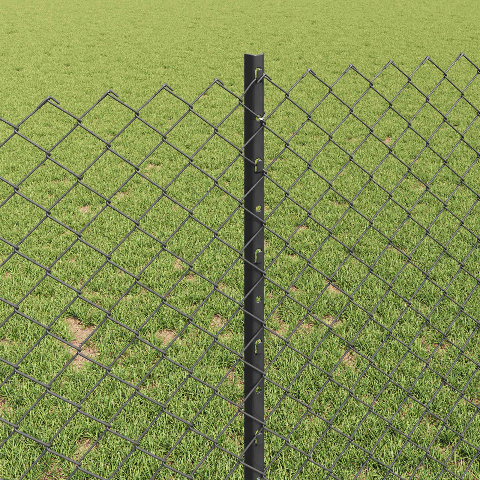 Ograda od lančanih veza s postom 10 x 1 m (Š x V)
