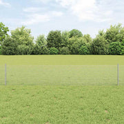 Zavarena žičana ograda s postom 10 x 0,4 m Srebrna Mreža
