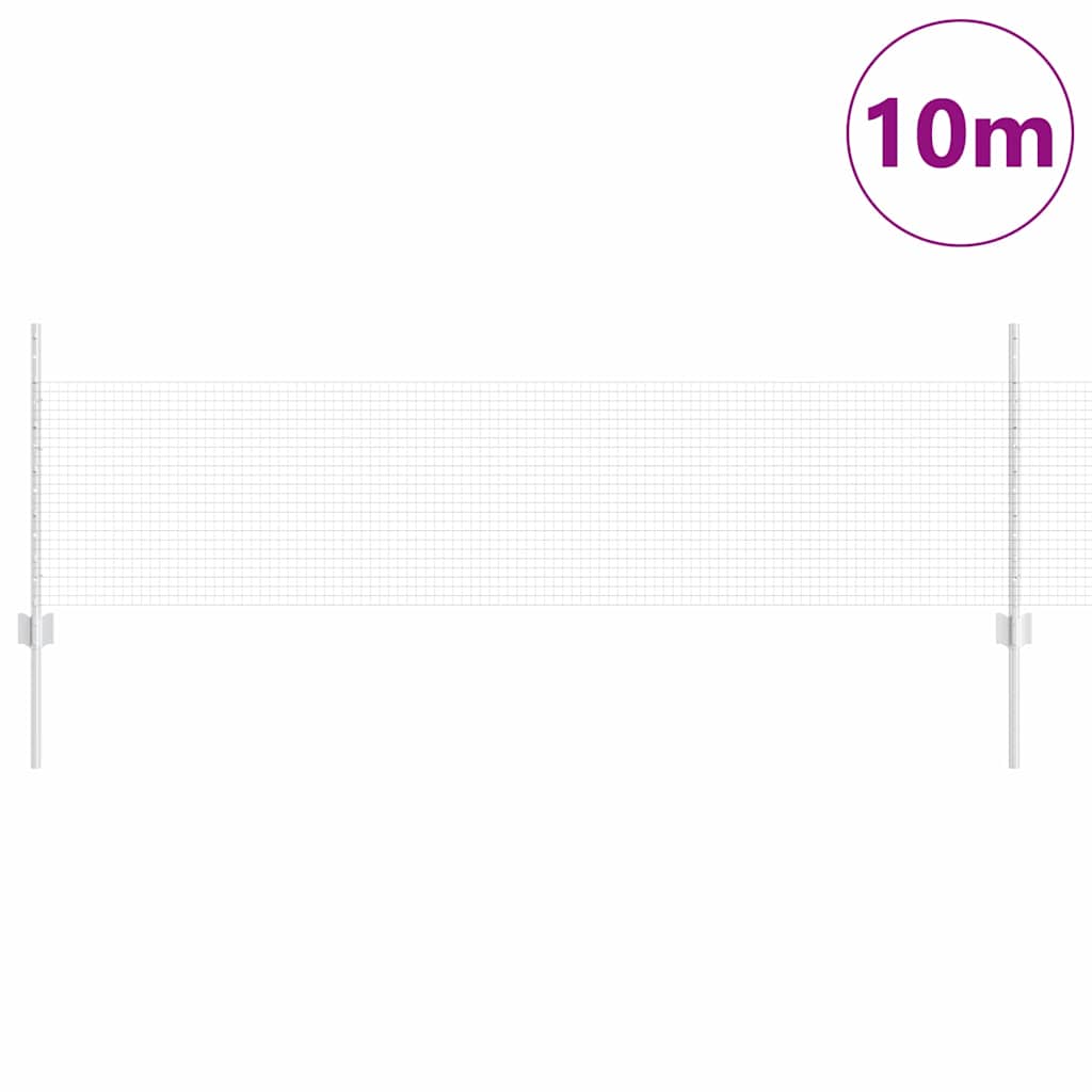 Zavarena žičana ograda s postom 10 x 0,5 m (Š x V)