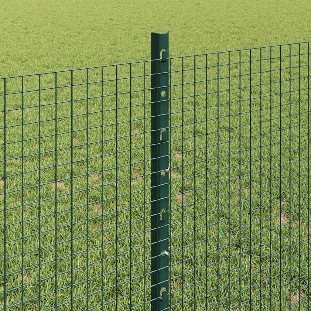 Zavarena žičana ograda s postom 10 x 0,8 m Zelena Mreža